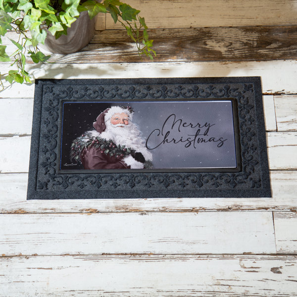 Ophelia & Co. Santa in the Winter Sassafras Switch Mat Wayfair